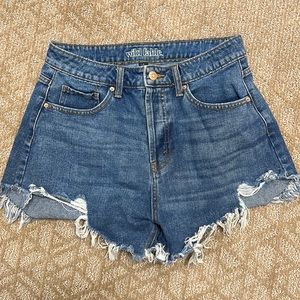 High rise shorts